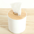 Multifunctional toilet paper napkins plastic wooden box